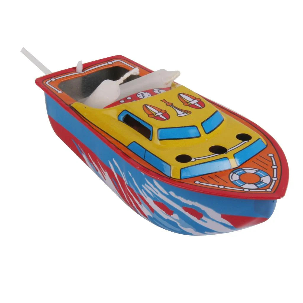 Vintage Tin Toy Boat X142534