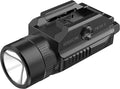 Tactical Flashlight 1200-Lumens Rail Mounted Compact Pistol Light with Cree XML2 LED 2 x CR123A Lithium Batteries L3980