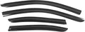 Slim Style Dark Smoke Tint Acrylic Rain Guard Wind Vent Air Deflector, Pack of 2 M2332