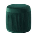 Green Round Ottoman T1466