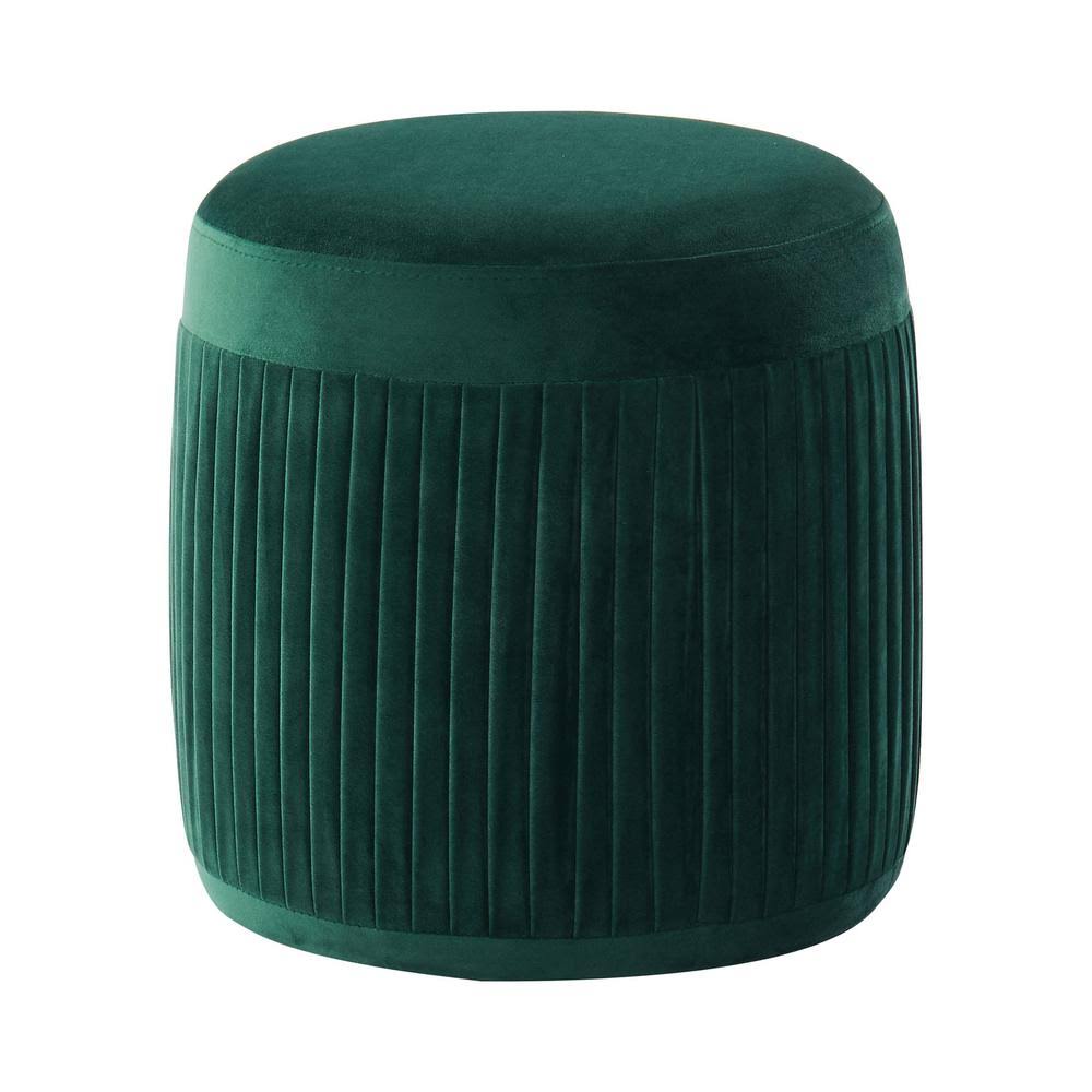 Green Round Ottoman T1466