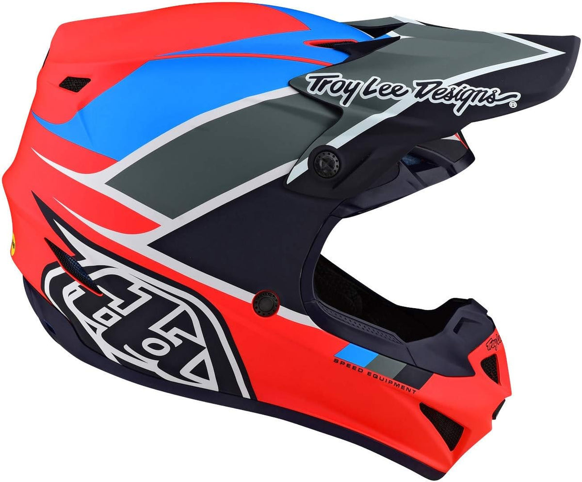 Orange/Navy Youth Helmet with MIPS Y884252