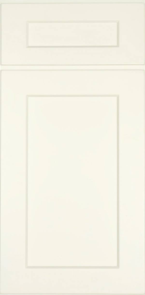 Antique White 2 Doors 1 Drawer 1 Shelf Base Cabinet High-Density Fiberboard V491