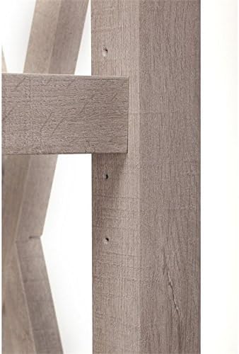 Washed Gray 5 Shelf Bookcase J7791