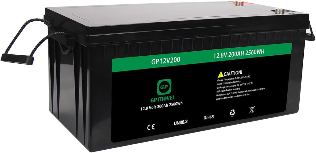 Rechargeable 12V 50Ah LiFePO4 Deep Cycle Lithium Battery with Bluetooth I54526
