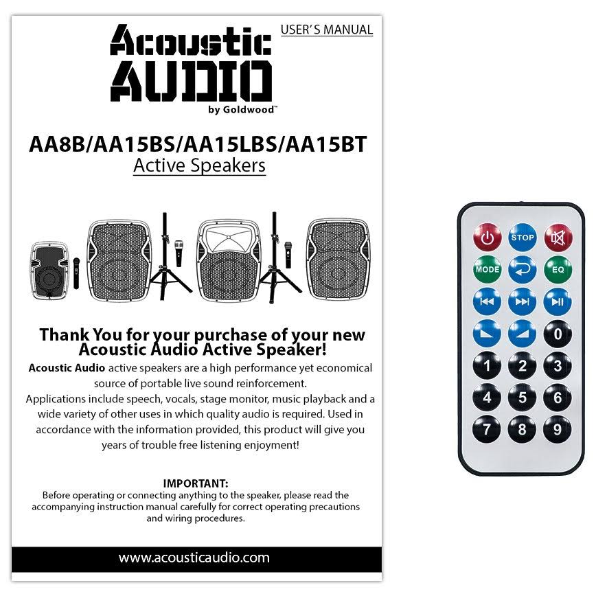 Powered 15x22 Bluetooth LED Speakers with Mics and Stands G3427