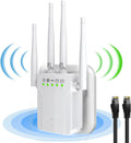 White Pack of 2 WiFi Extender with 10 Feet Ethernet Cable X113623