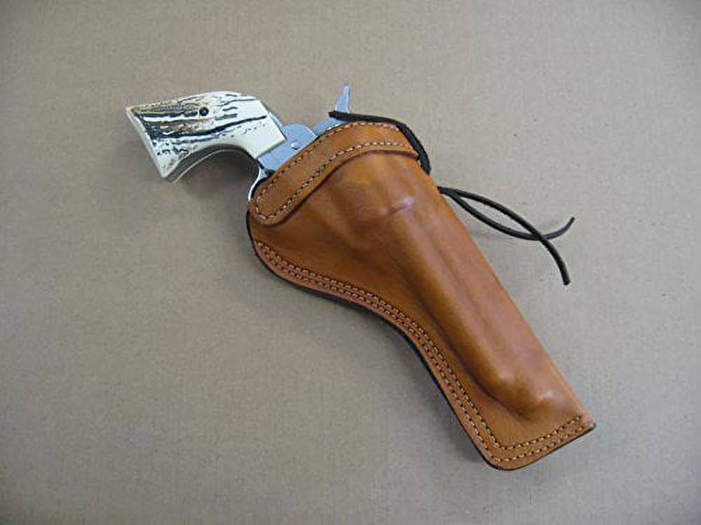 Leather Cross Draw Holster for Single Action Revolver TAN RH X823