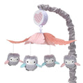 Gray/Pink Musical Baby Crib Mobile G12989