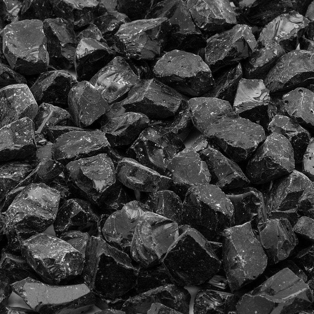 Black Landscape Glass P124