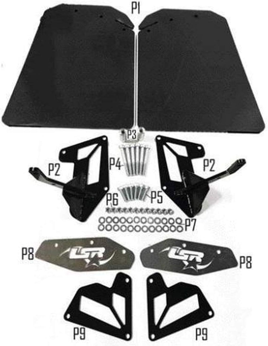 Maverick X3 Mud Flap Kit E146