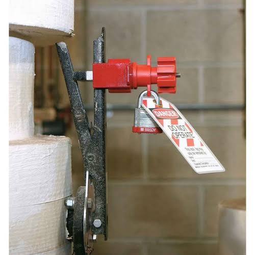 Keyed Padlock, 1-5/16x22w, pk6 L97662