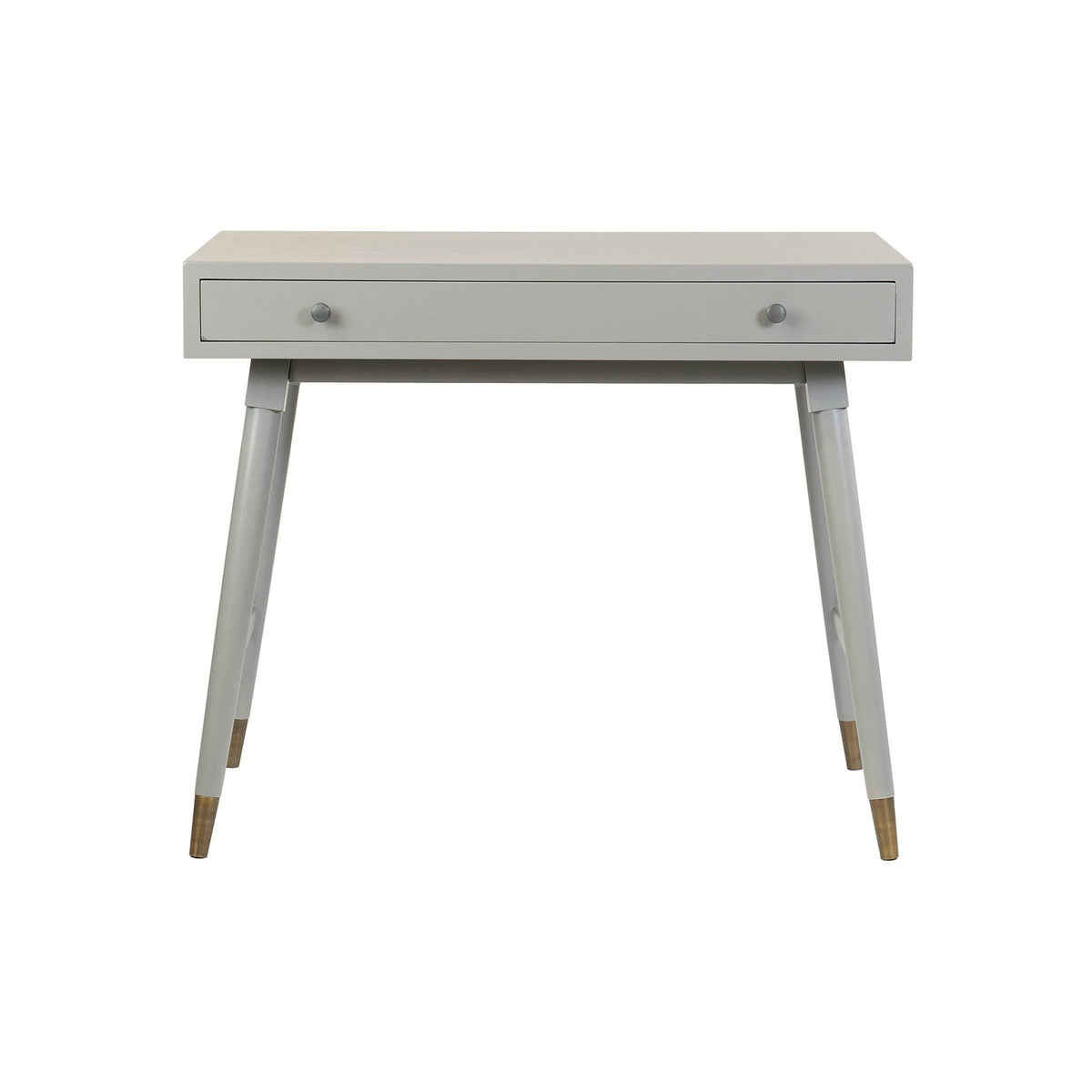 Gray Console Table with Storage A45744