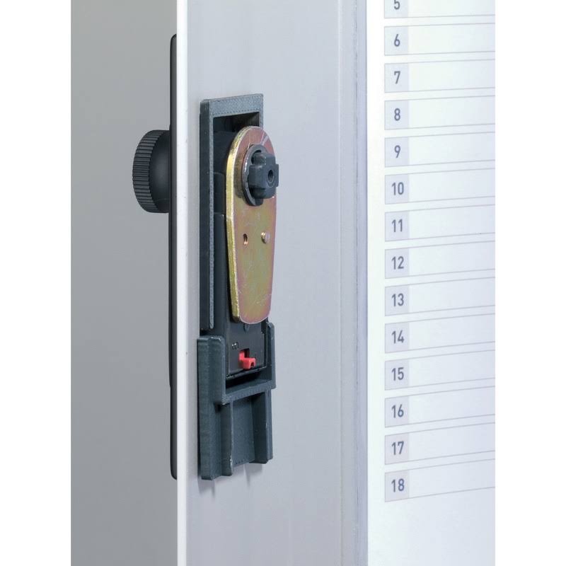 Brushed Aluminum Locking Key Cabinet 36-Key Q7121