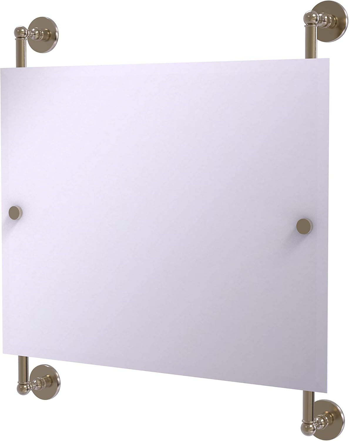 Polished Nickel Frameless Wall Mirror N2703