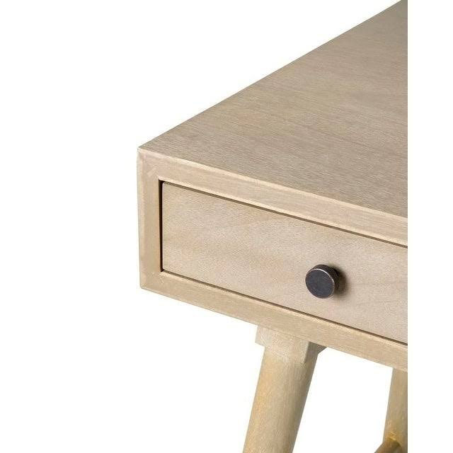 Gray Console Table with Storage A45744