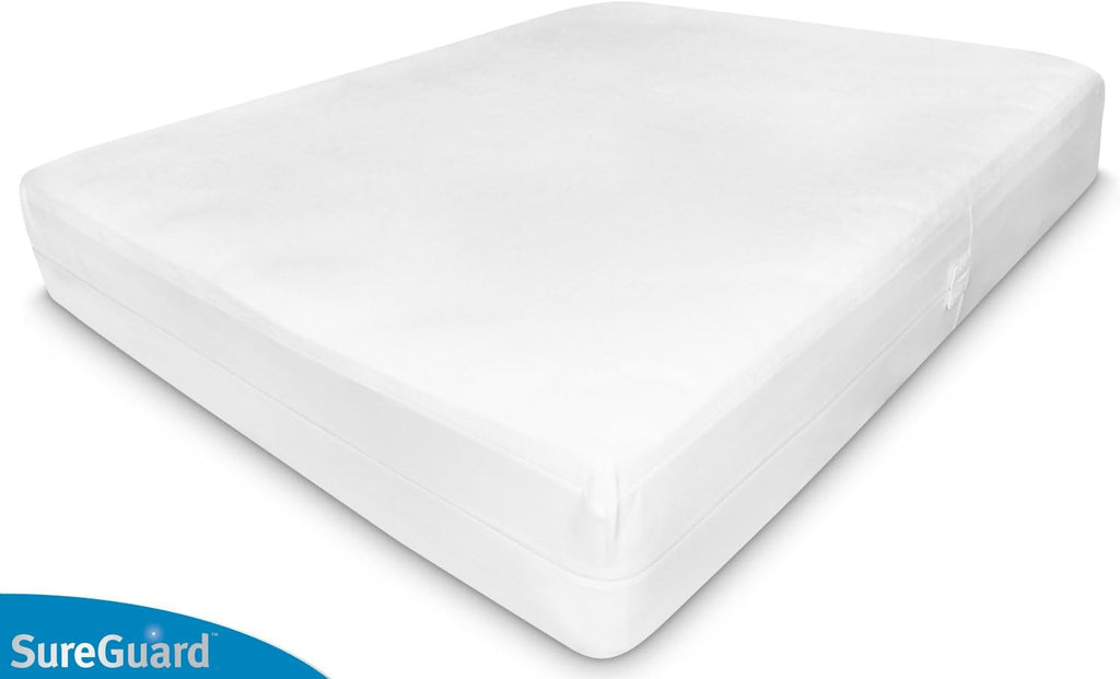 Cal King Mattress Encasement - 100% Waterproof, Bed Bug Proof - Zippered Six-Sided Cover I177540