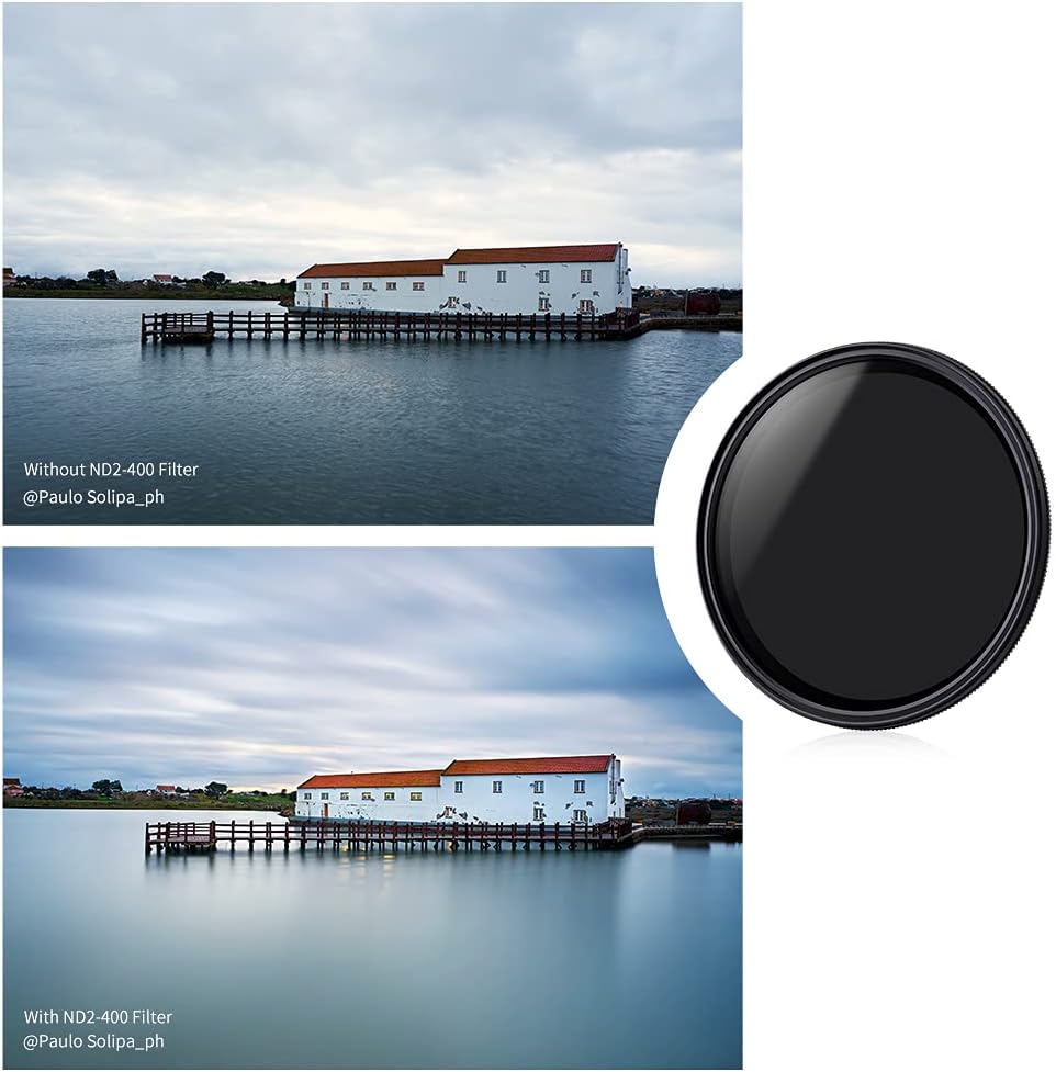 82mm Variable ND Lens Filter & Filter Cap Kit (2 Pcs) V487838