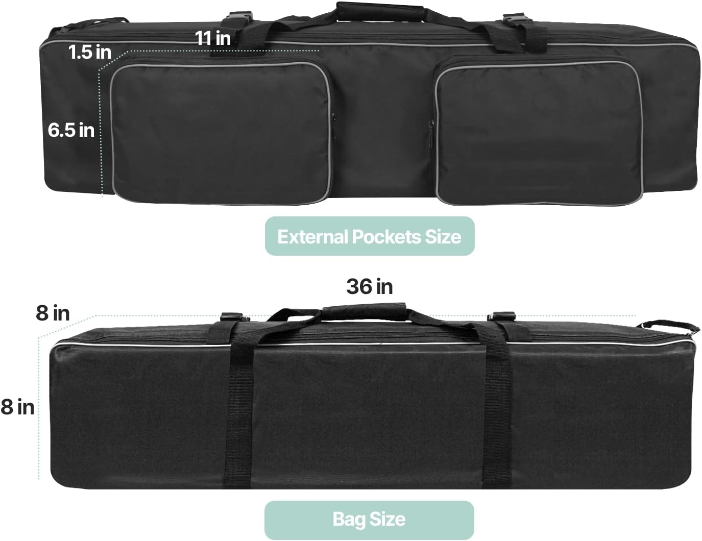 Large Carrying Case Bag with Strap for Tripod, Light Stand, 36 inch Length P449