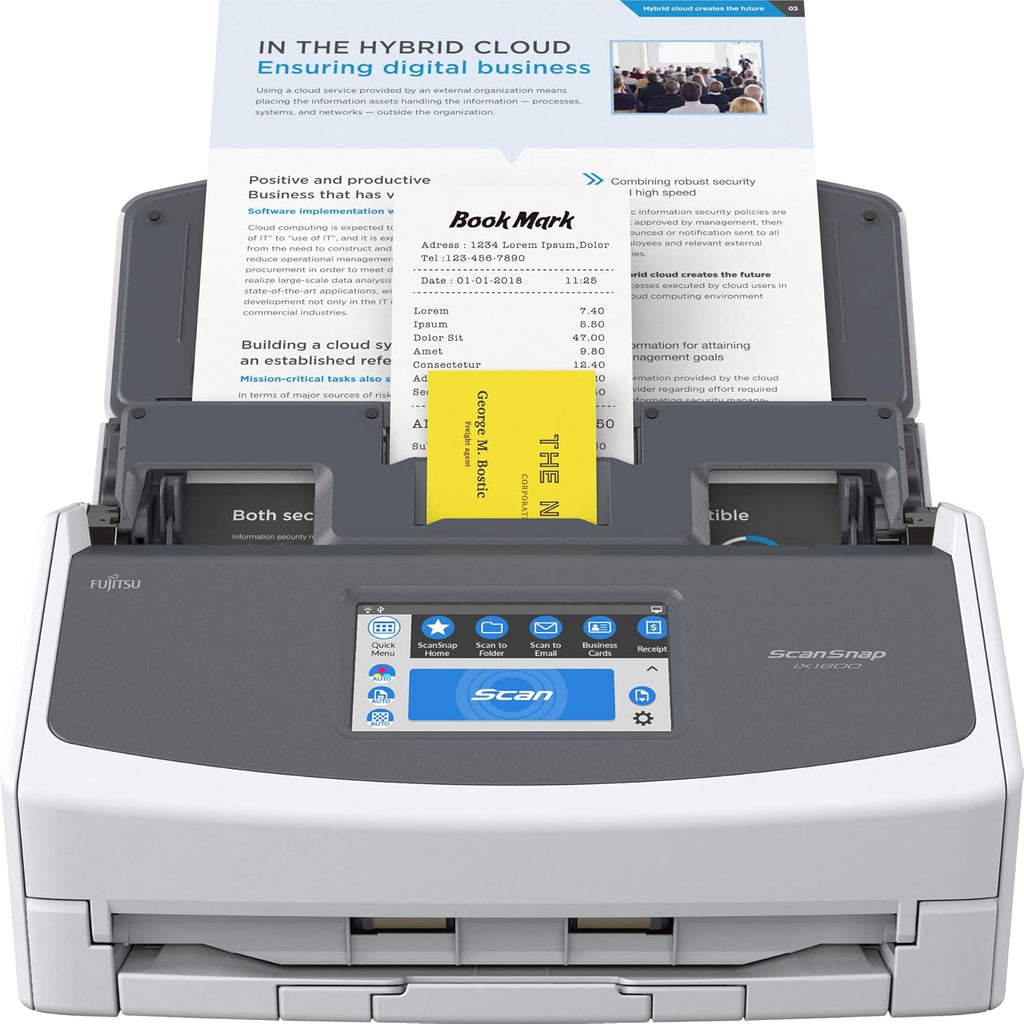 Black Document Scanner T319309