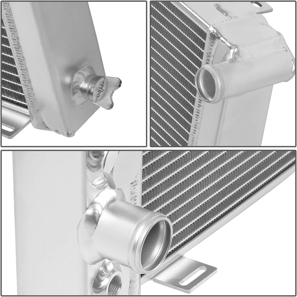 Full Aluminum 3-Row Racing Radiator T49838