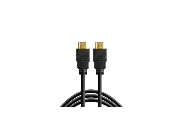 Black 25 ft HDMI A to HDMI A Cable F4146