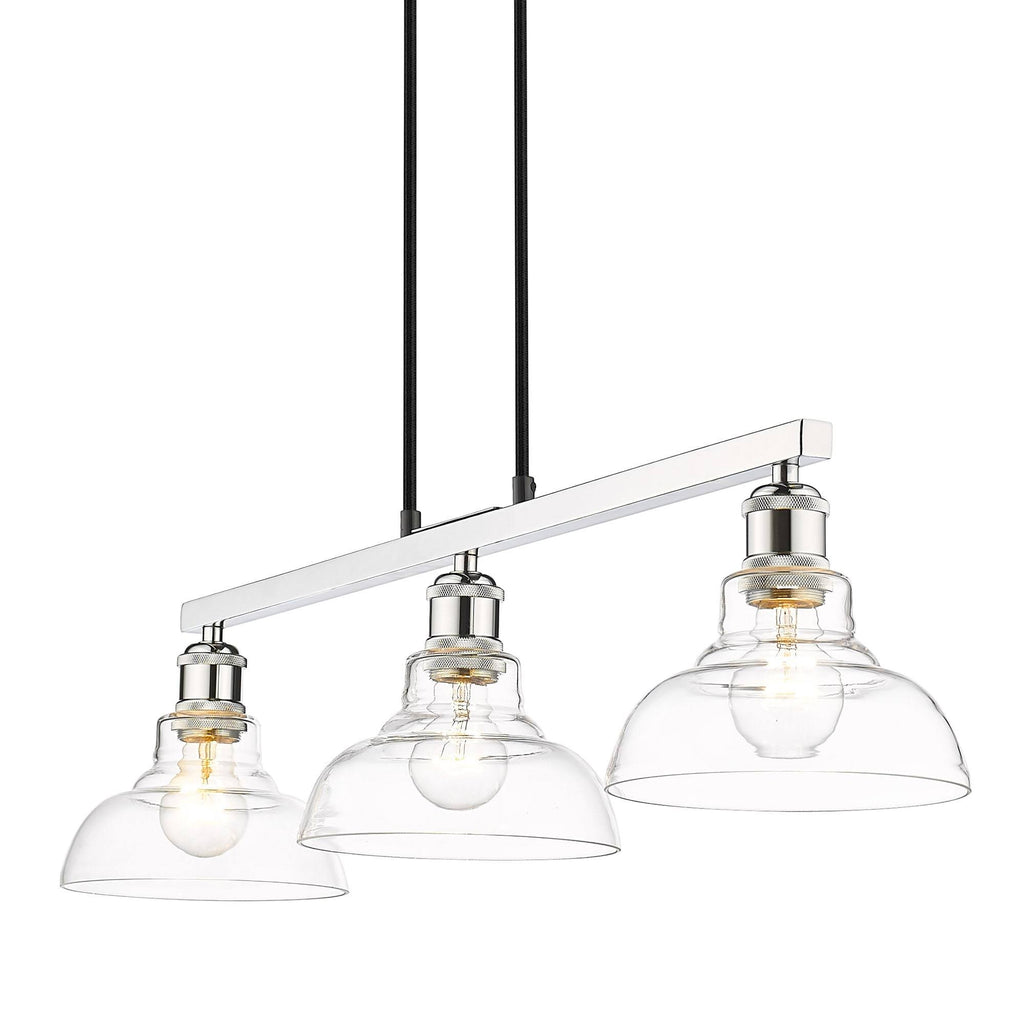 Matte Black 3 Light Semi-Flush F977644