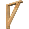 Rough Sawn Bracket with Offset Brace, Western Red Cedar Q907