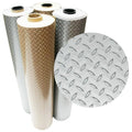 Silver Metallic PVC Flooring, 2.5mm x 4' x 4' O8747