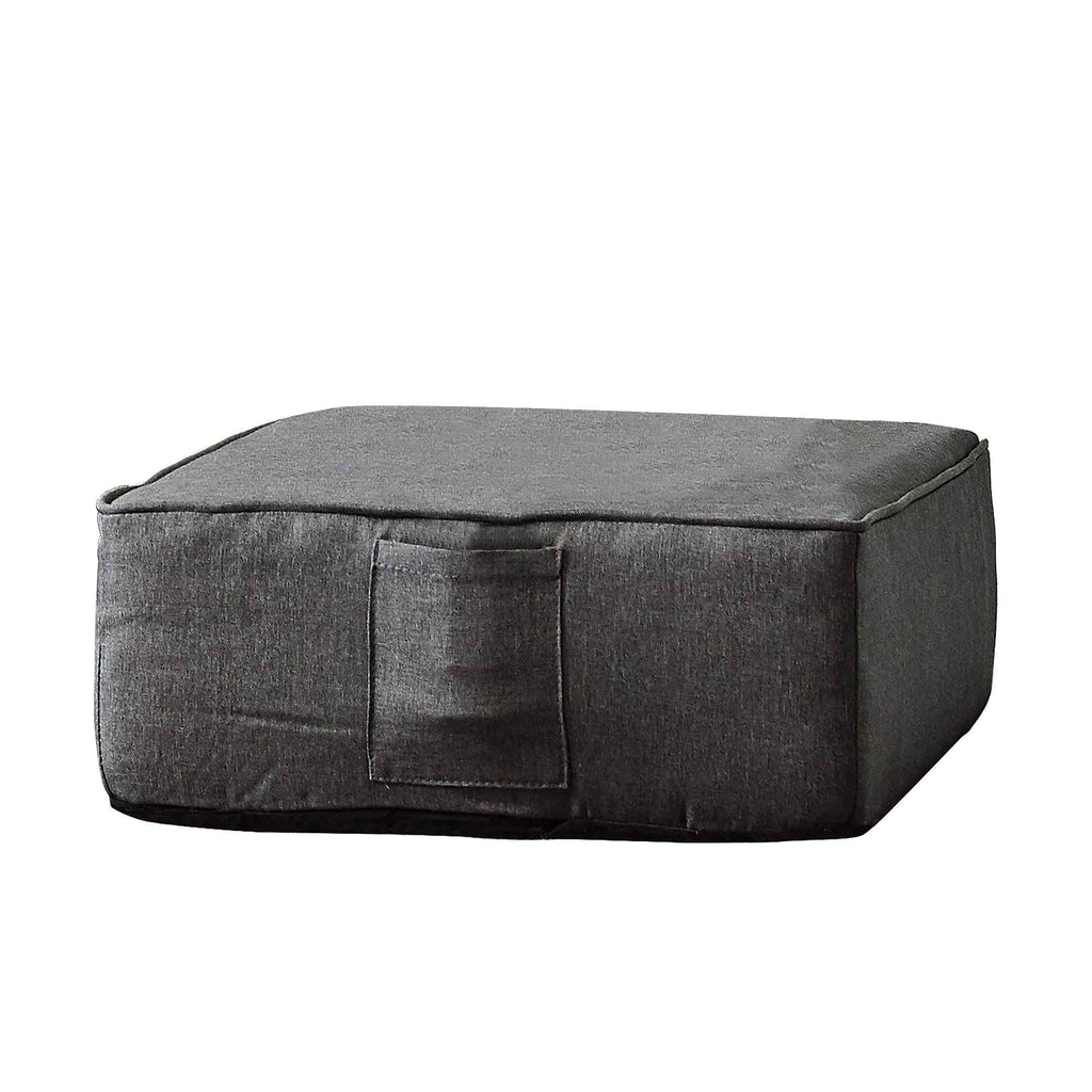 Grey Reclining Sofa with Ottoman V93709