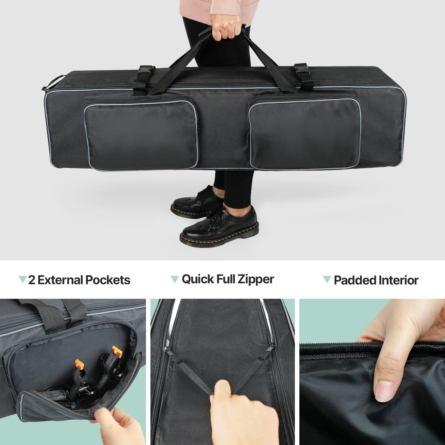 Large Carrying Case Bag with Strap for Tripod, Light Stand, 36 inch Length P449