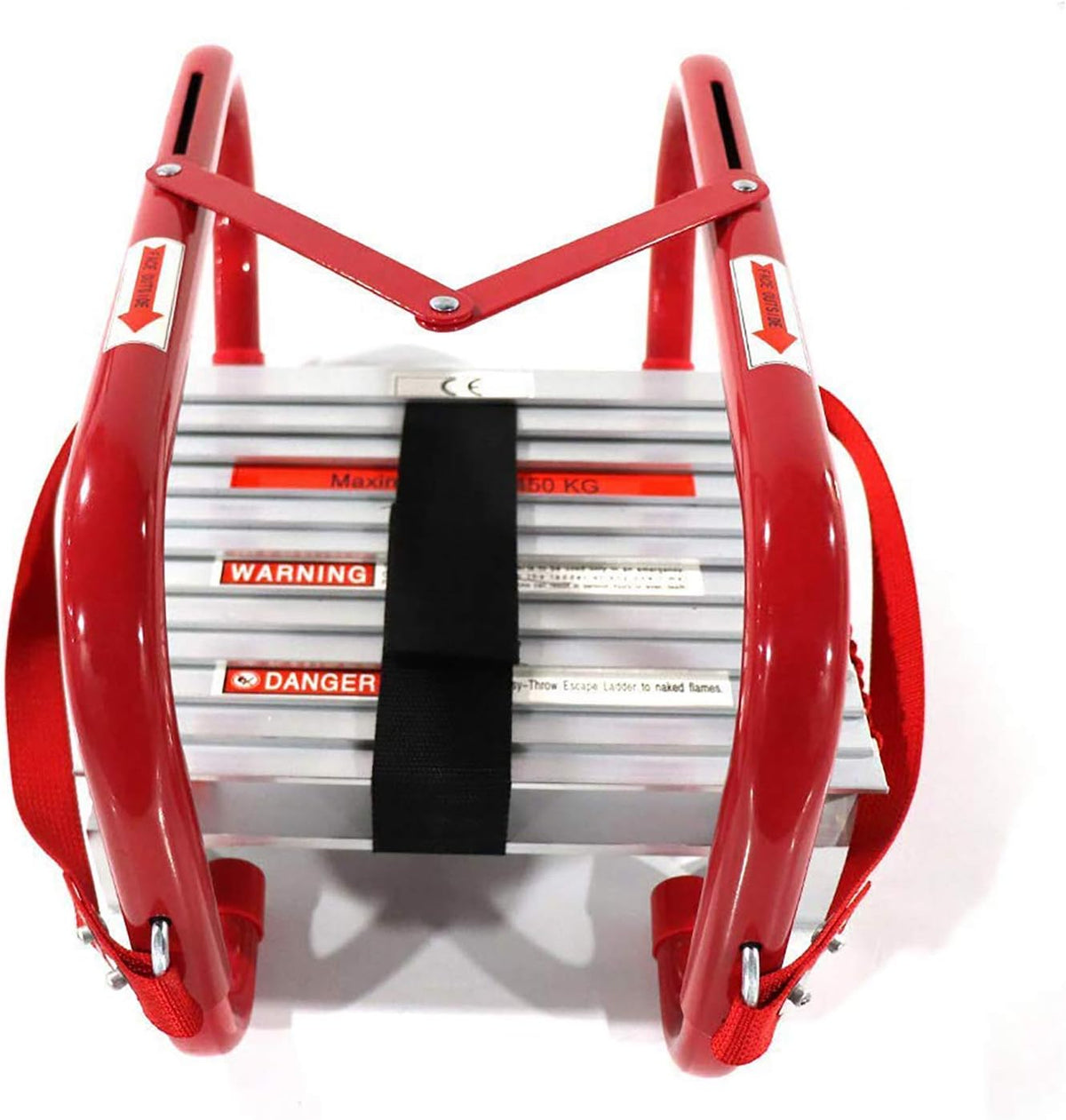 15 Foot 2 Story Emergency Escape Ladder with Wide Steps Z493