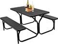 Black Picnic Table Bench Set I993