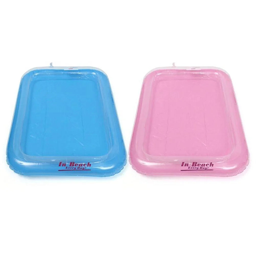 Pink Kids Sandbox Inflatable Sand Toy Tray T186067