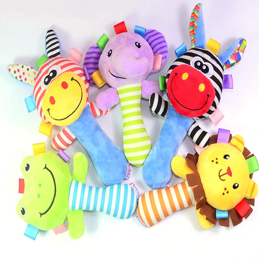 Frog Plush Rattle Toy for Infant Y99735