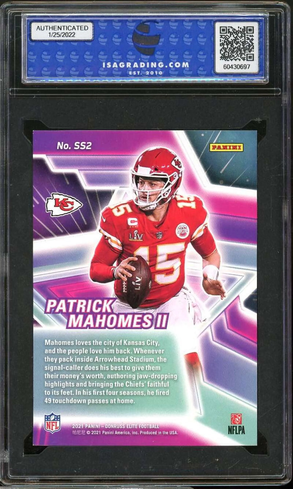 2021 Panini Donruss Elite Card #SS2 ISA 9 MINT I9637