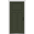 36 in. x 80 in. Left-Hand Inswing Painted Fiberglass Prehung Front Door U589693