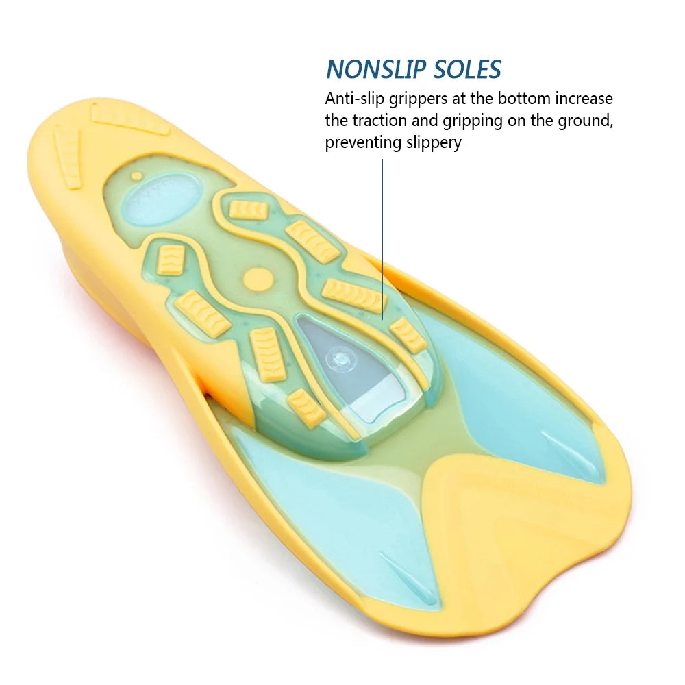 Short Swim Fins for Swimming Snorkeling Training J232