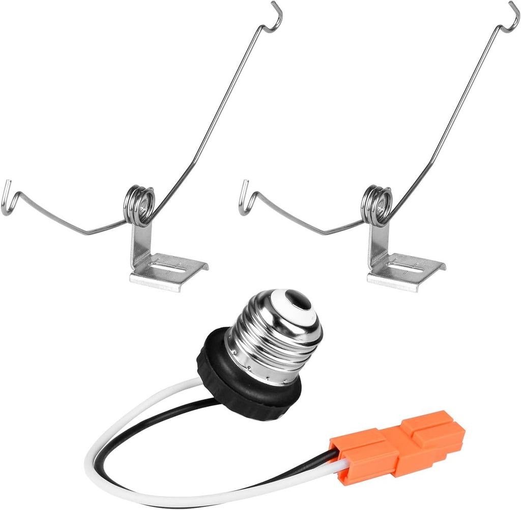 12 Pack Retrofit Kit for LED Round Surface Panel in 6 Inch Recessed Can, E26 base and TP24 connector E764