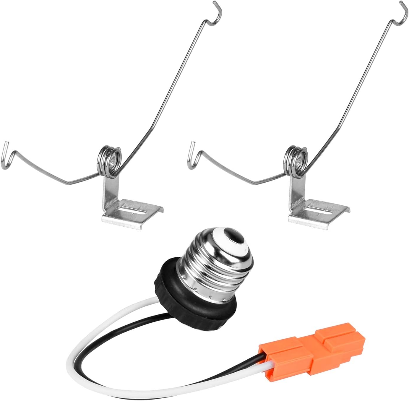 12 Pack Retrofit Kit for LED Round Surface Panel in 6 Inch Recessed Can, E26 base and TP24 connector E764