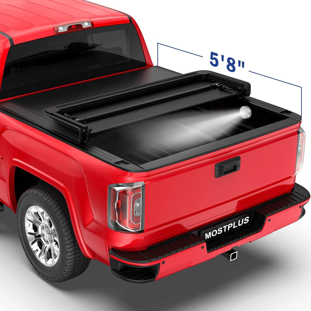 Soft Vinyl Truck Bed Tonneau Cover for 2014-2019 Chevy Silverado 1500 D12201