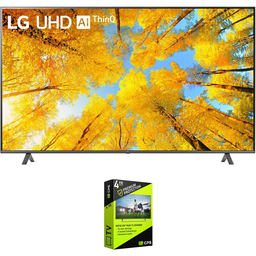 86 Inch HDR 4K UHD Smart TV Bundle with 4 YR Enhanced Protection Pack F240204