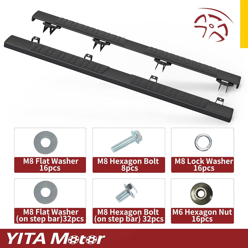 6 inches Aluminum Side Step Running Boards L6360