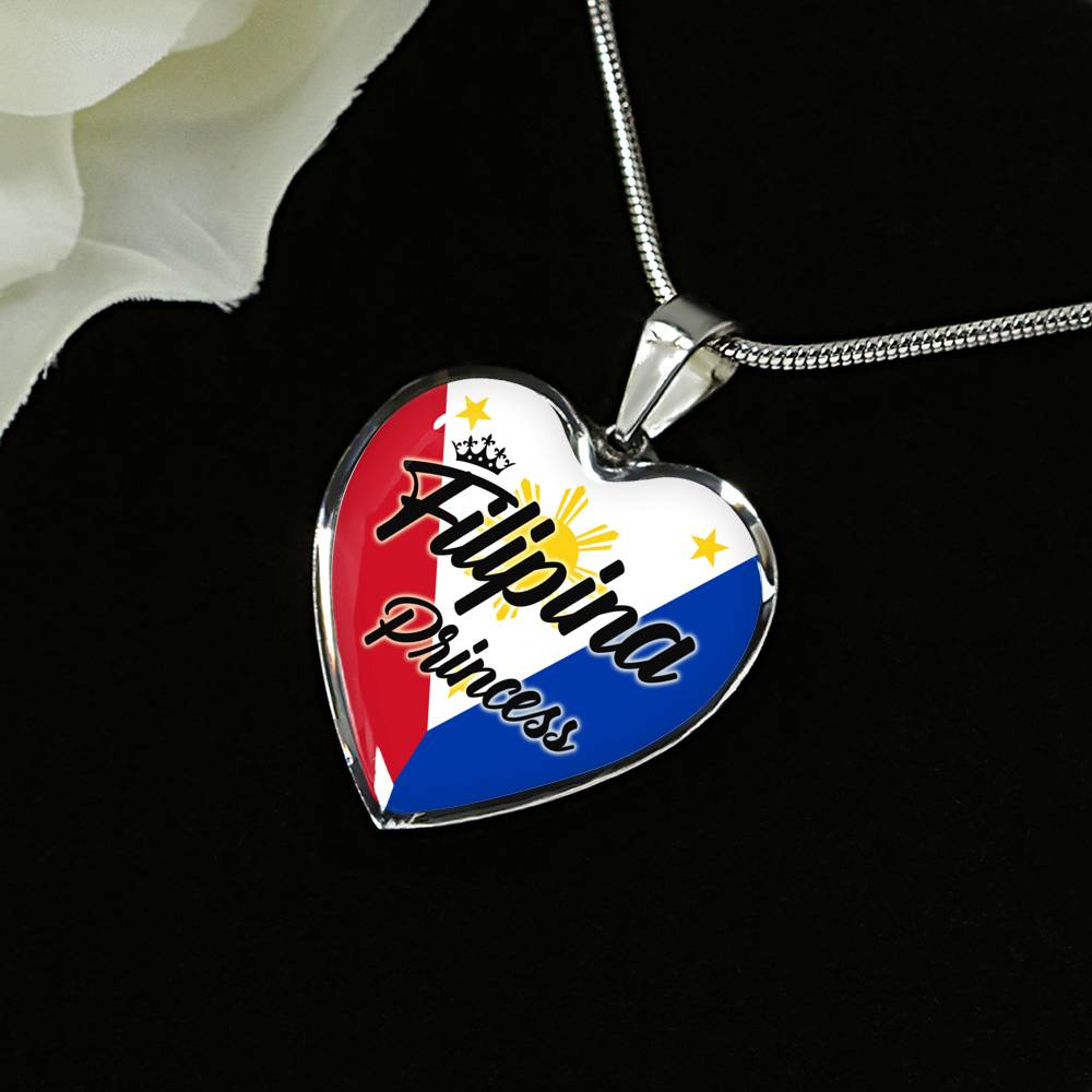 Stainless Steel or 18k Gold Heart Pendant Necklace E7005