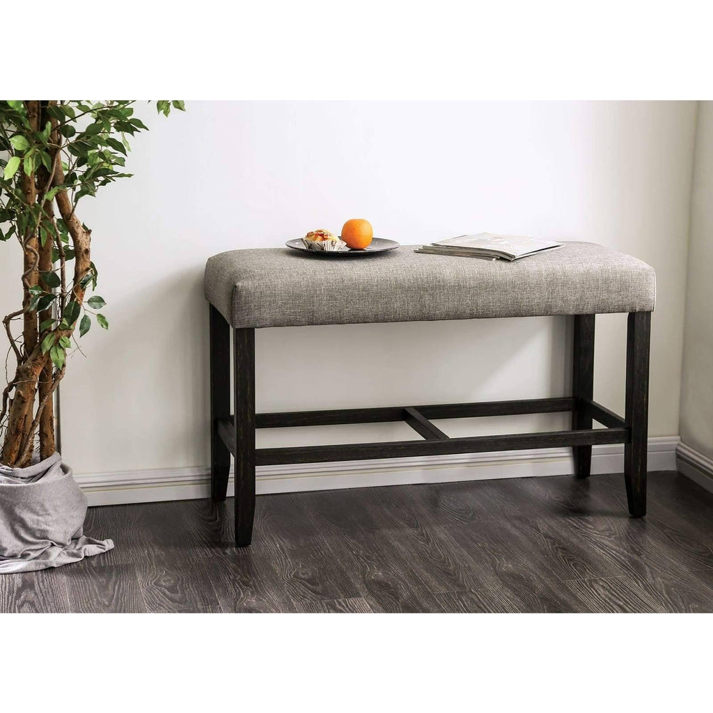 Light Gray Counter Height Bench U8080