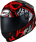 Black-Red Crossbones Helmet, Size 2XL H609