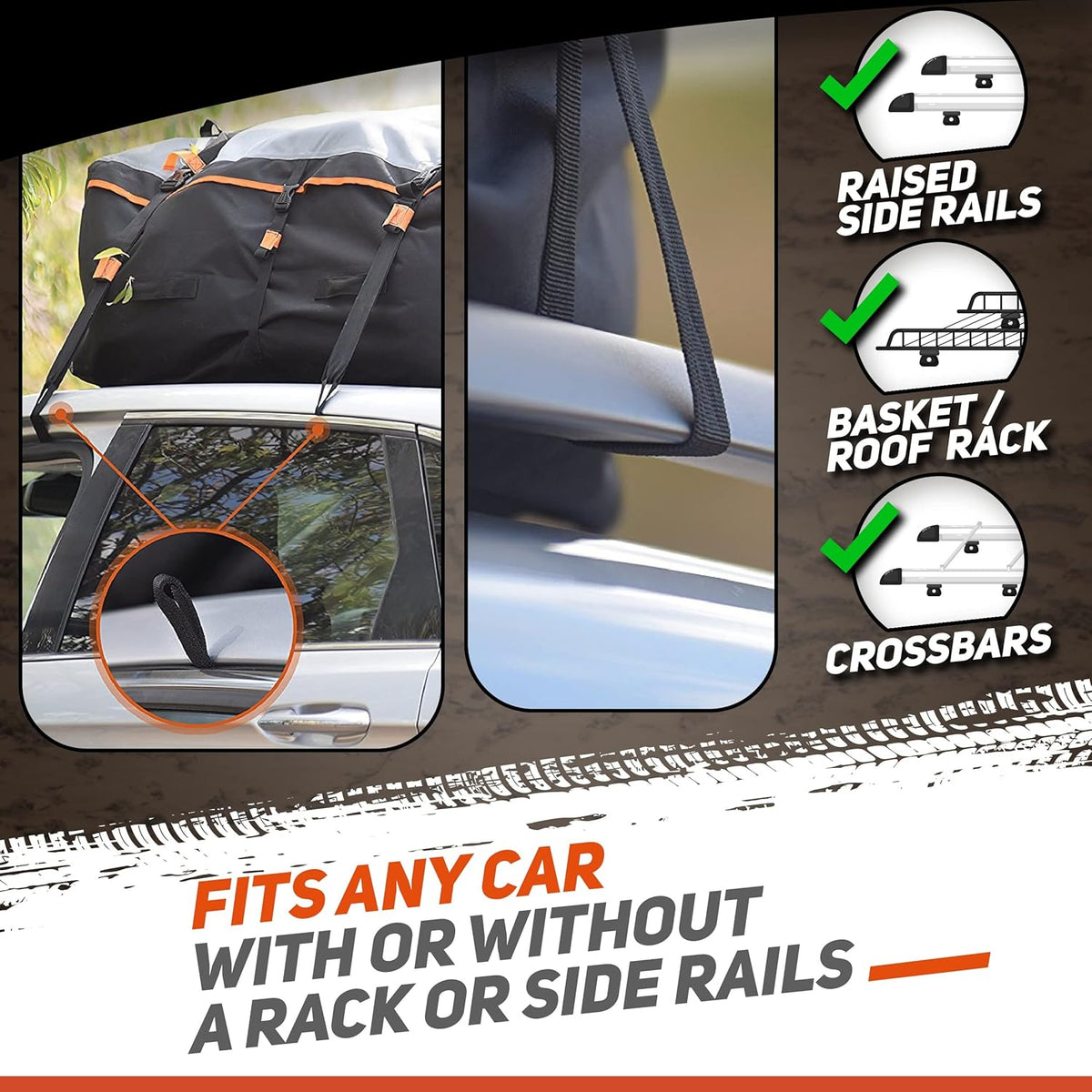 15 Cubic Feet Waterproof Heavy Duty Roof Bag S453