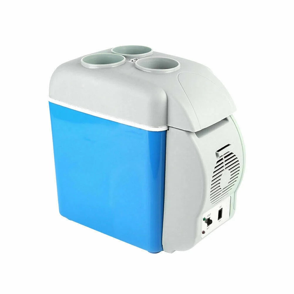 Blue 7.5L Electric Car Mini Refrigerator Cooler Warmer L8209