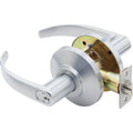 Satin Chrome Finish Storeroom Lever Q36256