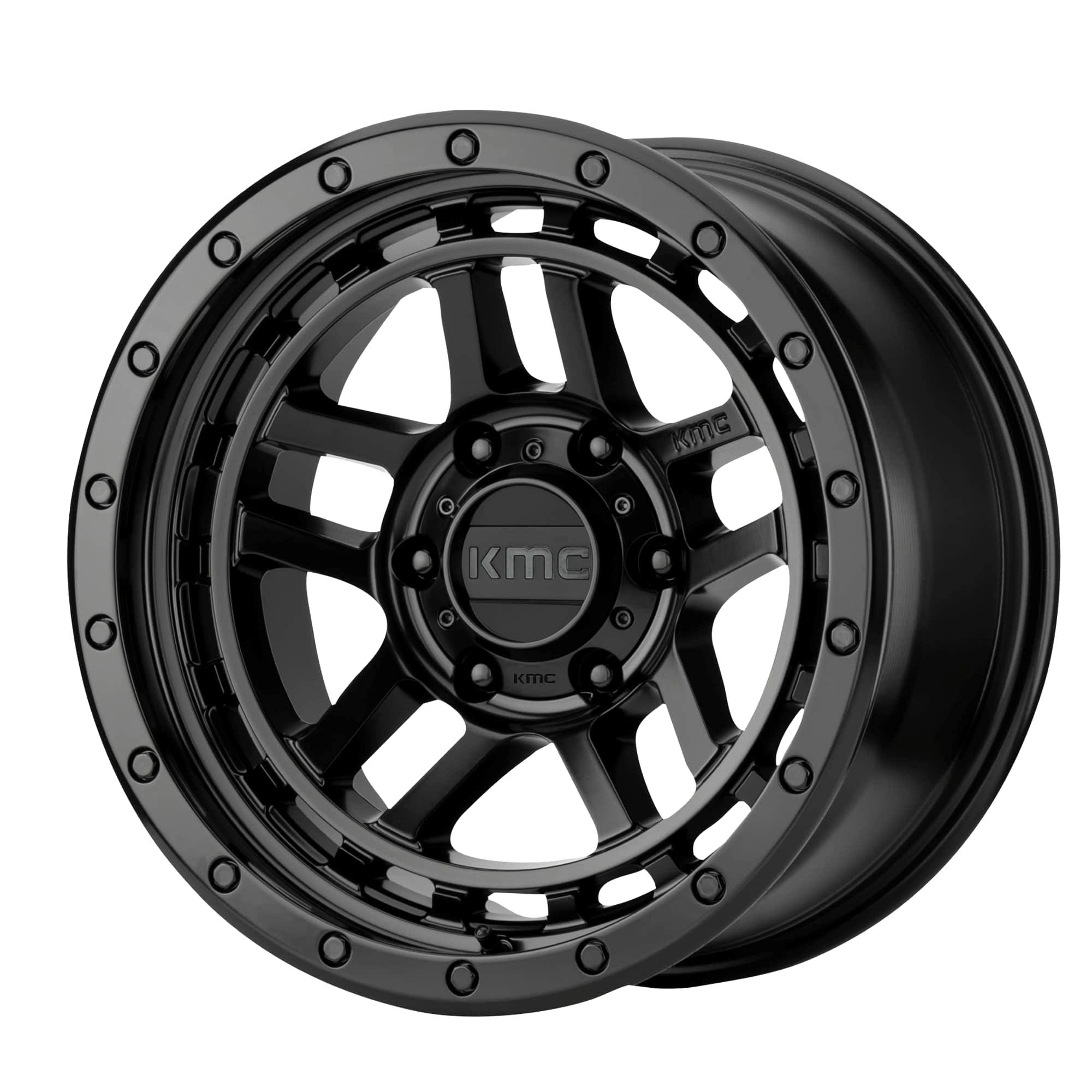 Satin Black 17x8.5 18mm 6x120 Wheel M780575